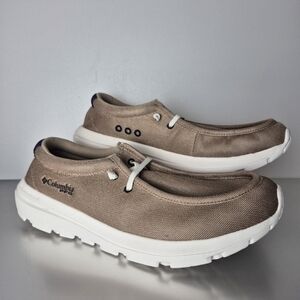 COLUMBIA Bahama PFG Slip on. Light Beige, Size 11.5. Used, Good Conditions.